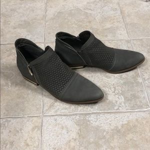 Fergie Olive-green and Gold Booties